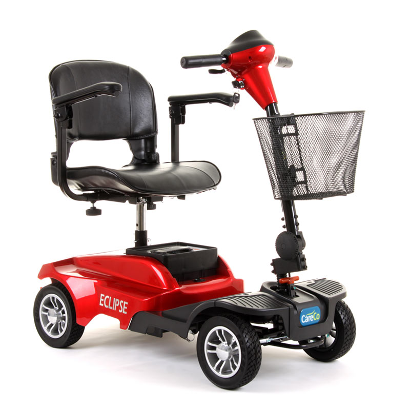 CareCo Eclipse Lightweight Portable Car Boot Travel Mobility Scooter Red / Blue eBay